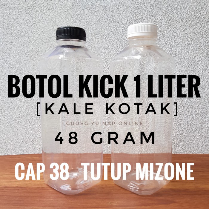 Jual Produk Unggulan Botol Kick Square Lt Kotak Botol Plastik