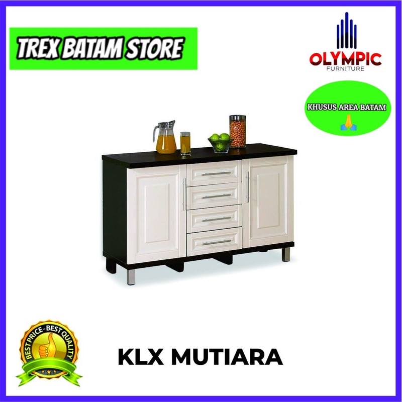 Jual OLYMPIC KLX MUTIARA KITCHEN SET LEMARI DAPUR BAWAH BATAM