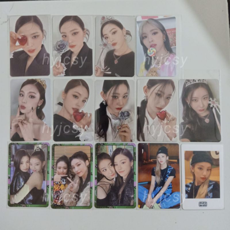 Jual Official Photocard Album Itzy Yeji Lia Ryujin Chaeryeong Yuna