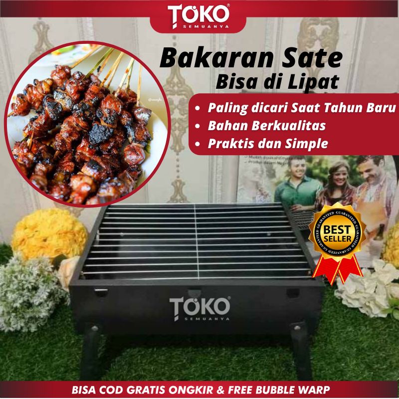 Jual Alat Panggang Barbeque Grill Portable Pemanggang Lipat Bbq Tempat