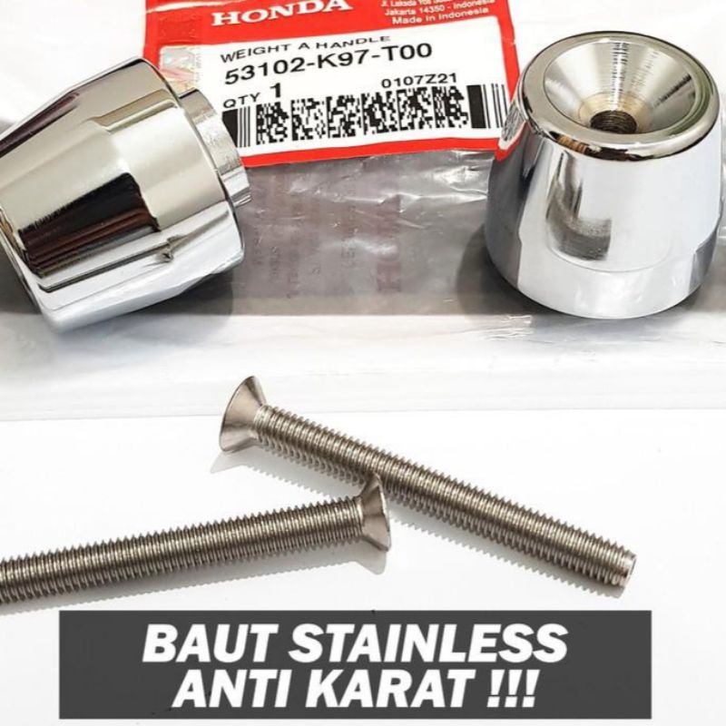 Jual Jalu Stang Pcx 150 Plus Baut Stainless Harga Sepasang Plus Baut