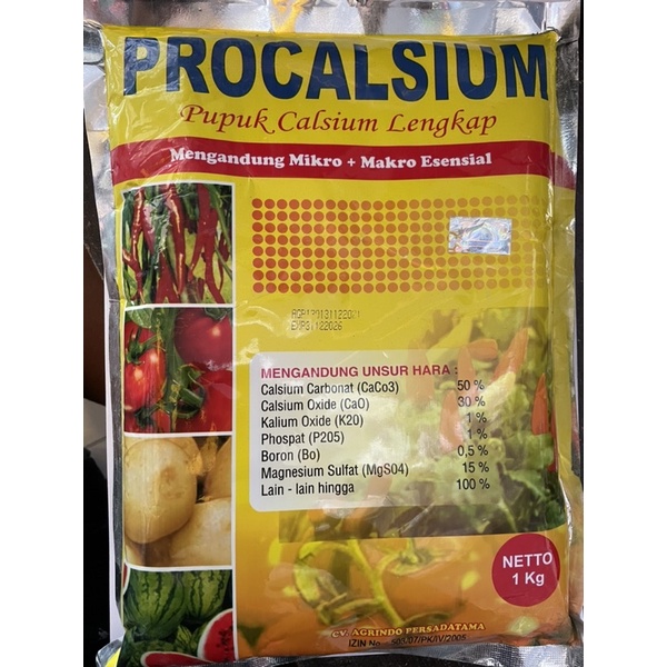 Jual Pupuk Calsium Lengkap Procalsium Shopee Indonesia