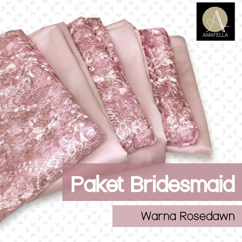 Jual Paket Kain Bridesmaid Seragaman Premium Lamaran Keluarga Lengkap