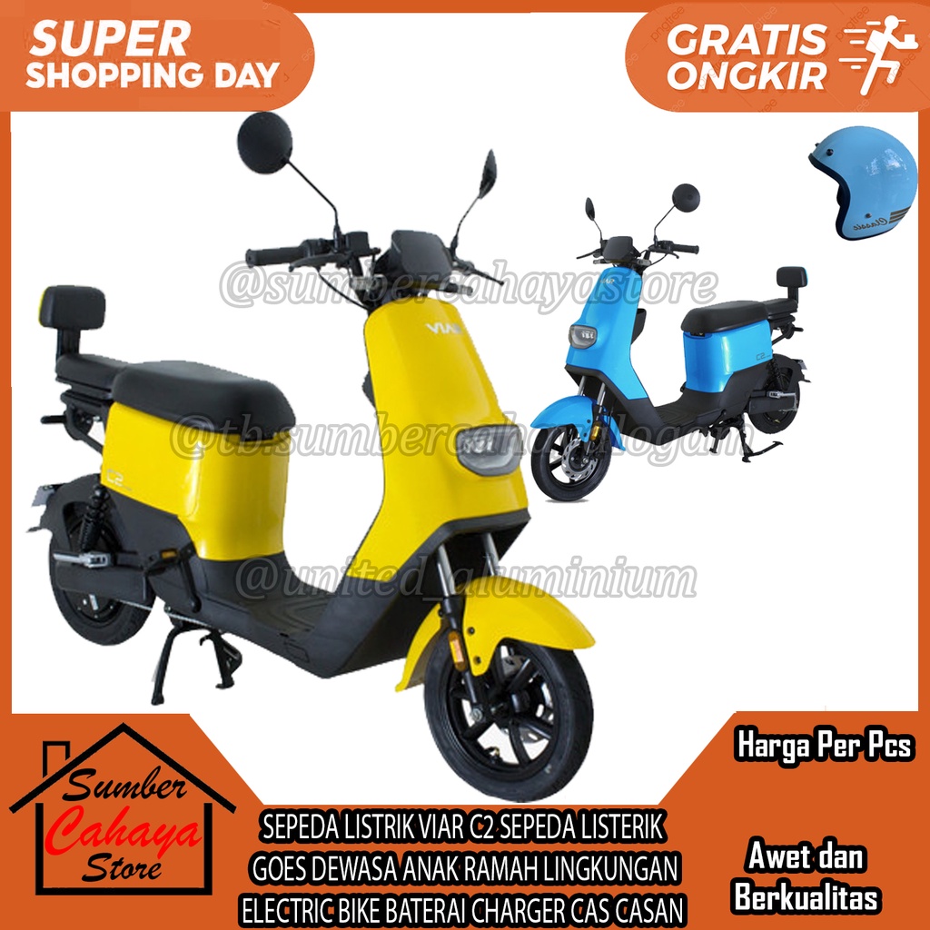 Jual Sepeda Listrik Viar C Caraka Caraka Sepeda Listerik Goes