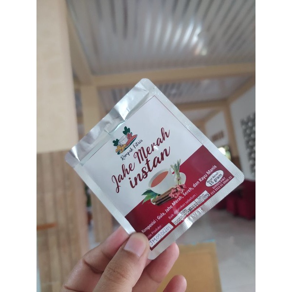 Jual Minuman Jamu Obat Jahe Merah Instan Instant Bubuk Serbuk Pedas