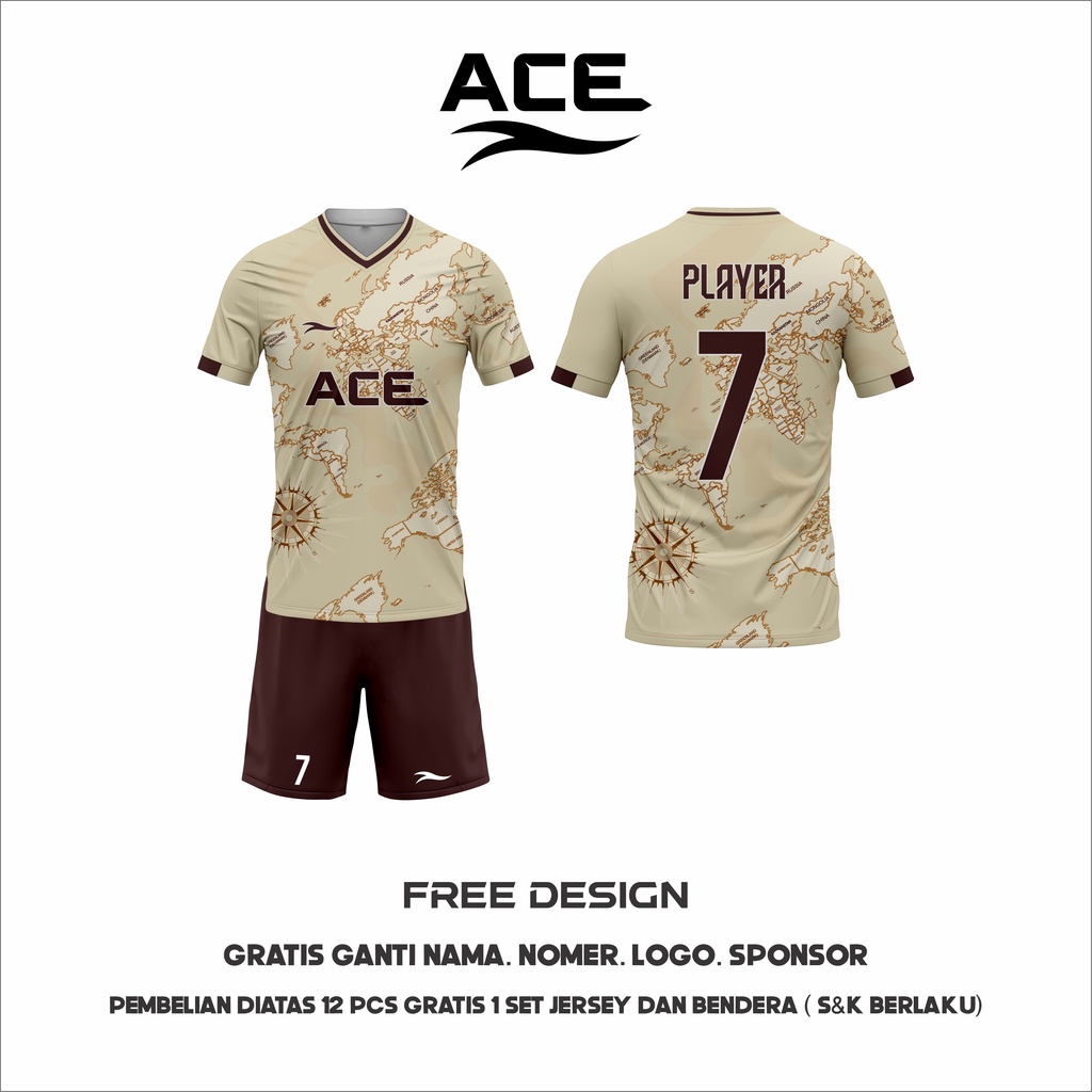 Jual Jersey Futsal Full Printing Keren Custom Satu Set Bisa Satuan