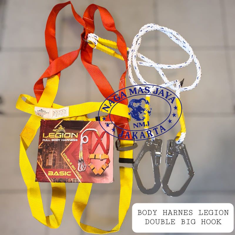 Jual Full Body Harness Double Big Hook Legion Body Harness Double