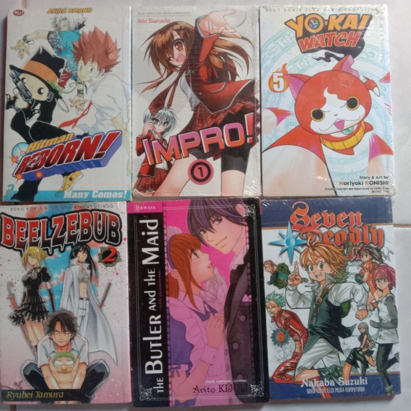 Jual Buku Komik Manga Segel Bekas Kolpri Mnc Elex Lancar Seven