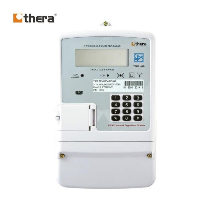 Jual Penghemat Listrik Thera Tem D Series Kwh Meter Prabayar