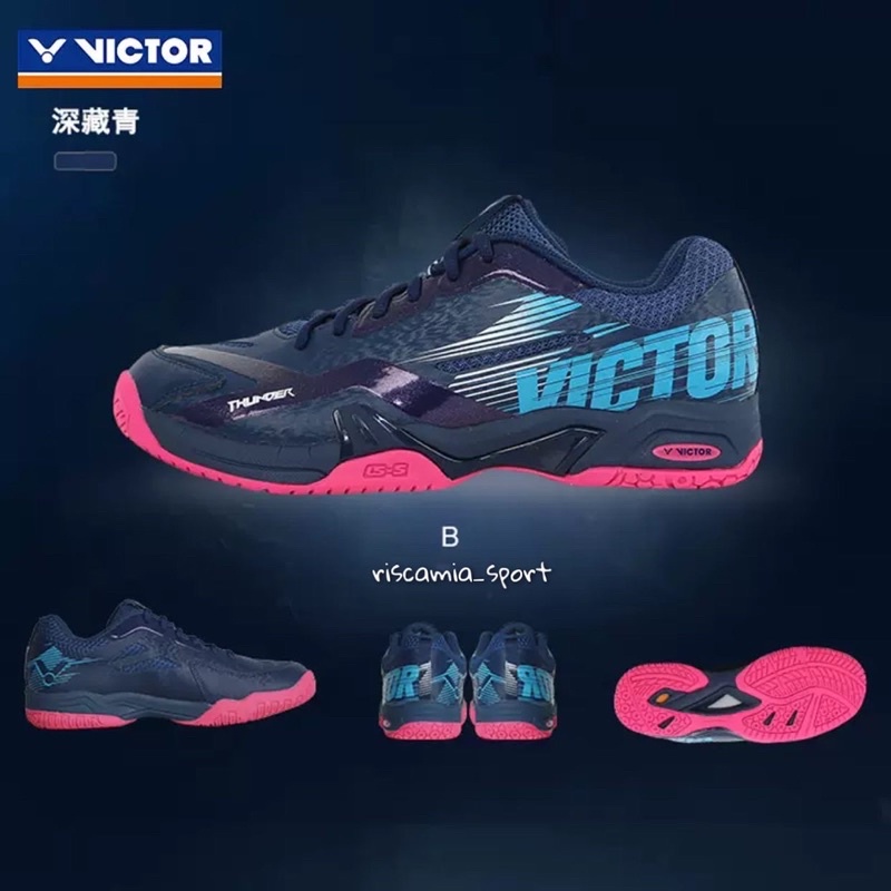 Jual Sepatu Badminton Victor Thunder B Original Shopee Indonesia