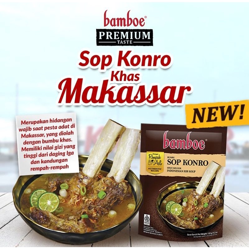 Jual SOP KONRO BUMBU BAMBOE PREMIUM Shopee Indonesia