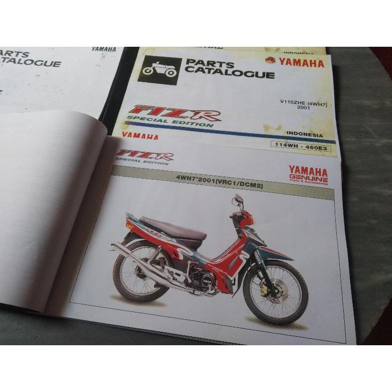 Jual PRODUK BUKU PART KATALOG CATALOG YAMAHA F1ZR F1Z R CALTEX