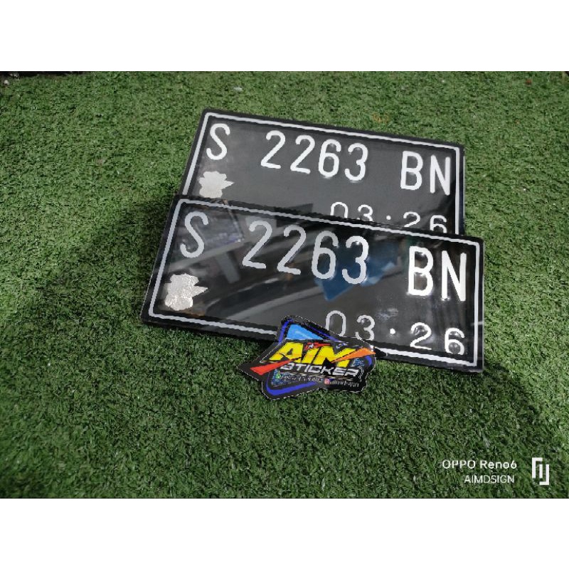 Jual Plat Nomor Motor Akrilik Custom Shopee Indonesia