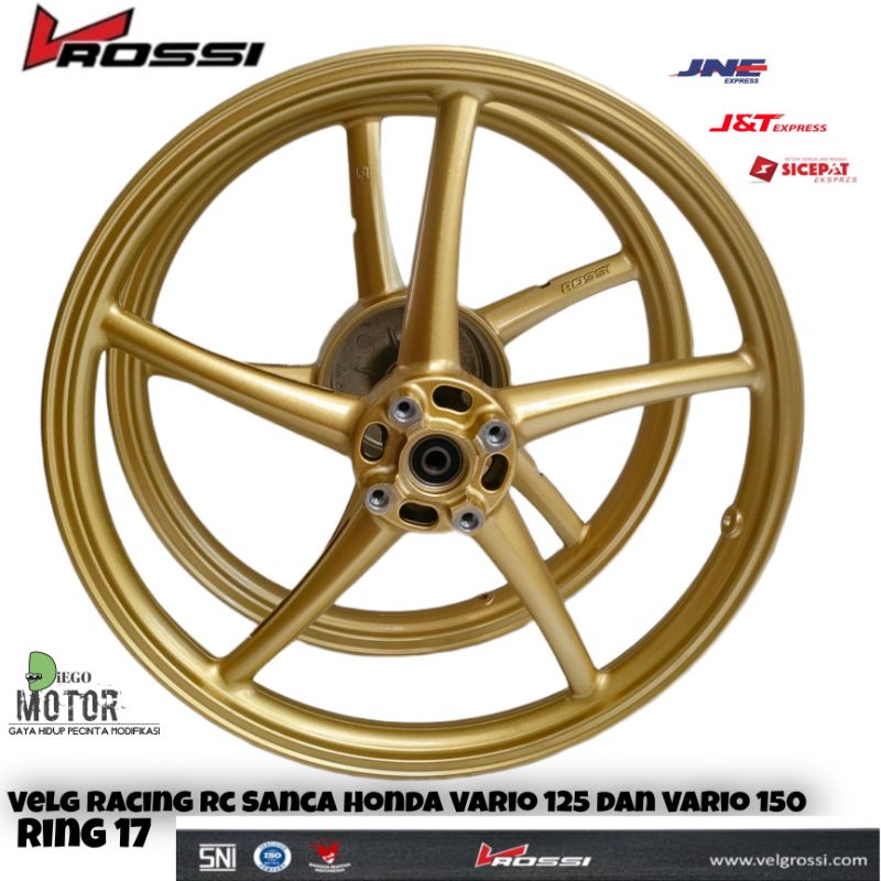 Jual Velg Racing Vrossi Rc Sanca Honda Vario 125 Dan Vario 150 Ring 17