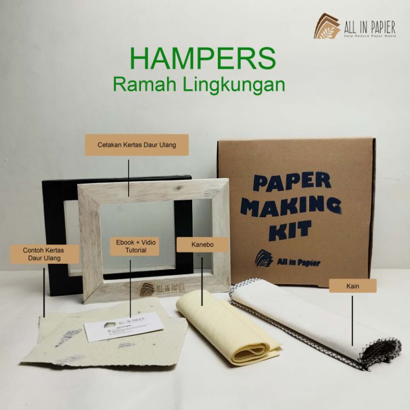 Jual Paket Belajar Membuat Kertas Daur Ulang Basic Shopee Indonesia