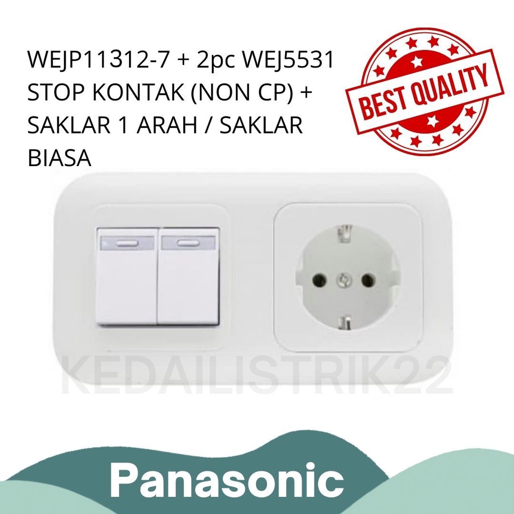 Jual Saklar Sakelar Engkel Saklar Seri Stop Kontak Panasonic Shopee