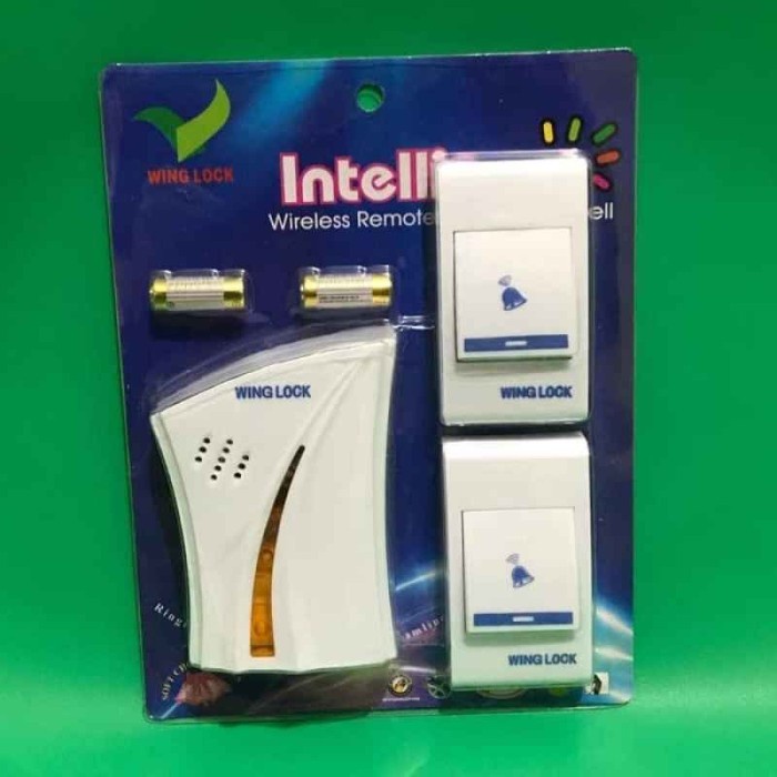 Jual Doorbell Wireless Baterai Tombol Bel Pintu Tanpa Kabel Dc