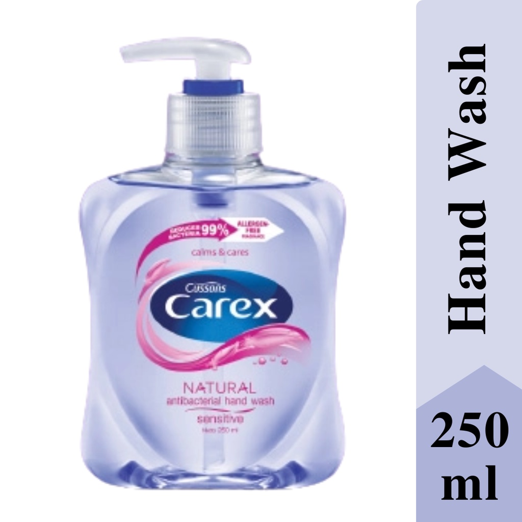 Jual Carex Hand Wash Sensitive Sabun Cuci Tangan Antibakteri 250 Ml