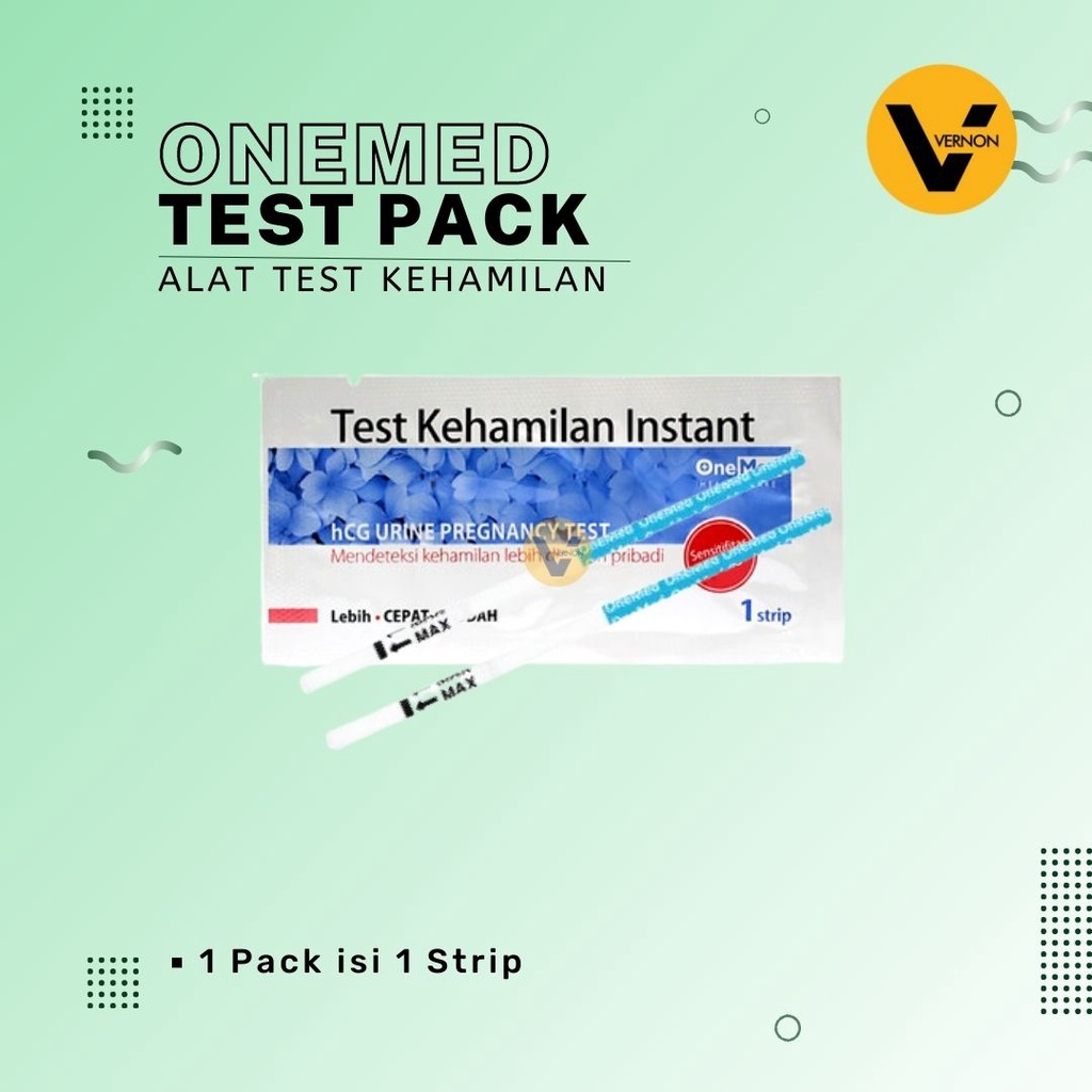 Jual Test Pack ONEMED Strip Alat Tes Kehamilan Testpack Tes Hamil