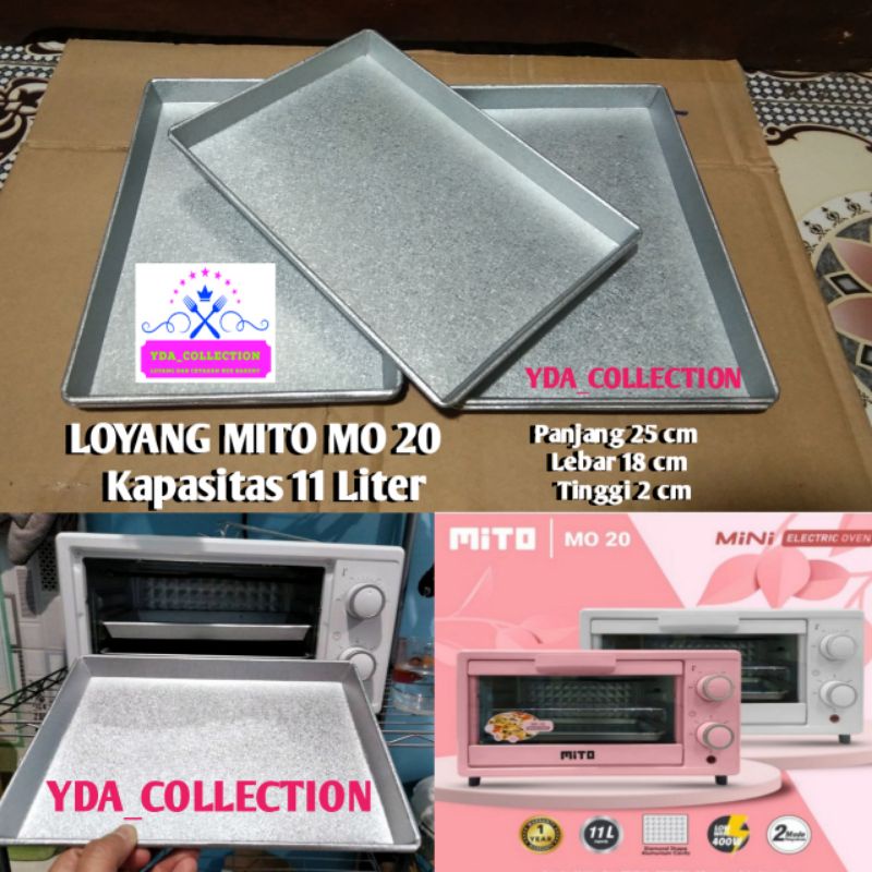 Jual Loyang Tray Mito Oven Mito Mo 20 Loyang Oven Listrik Kapasitas