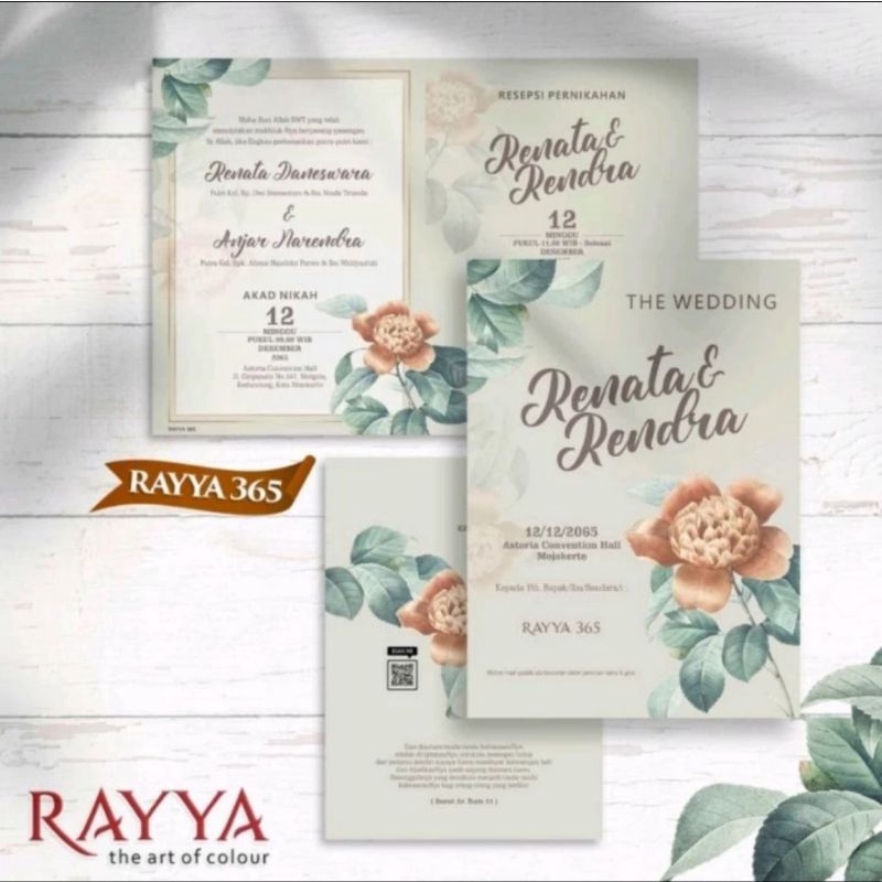 Jual Rayya 365 Blangko Undangan Nikah Pernikahan Shopee Indonesia