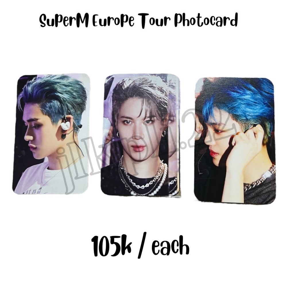 Jual SUPERM Europe Tour Photocard Kai Lucas Taemin EU PC Shopee Indonesia