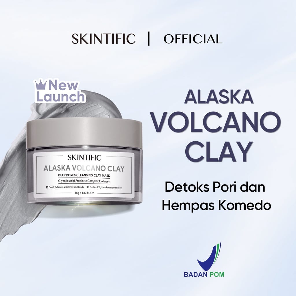 Jual SHARE SKINTIFIC Alaska Volcano Clay Mask Deep Pores Cleansing