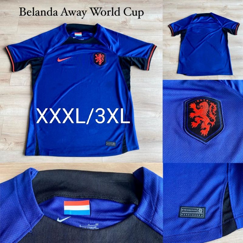 Jual Jersey Belanda Away Big Size Xxxl Xl Ukuran Besar