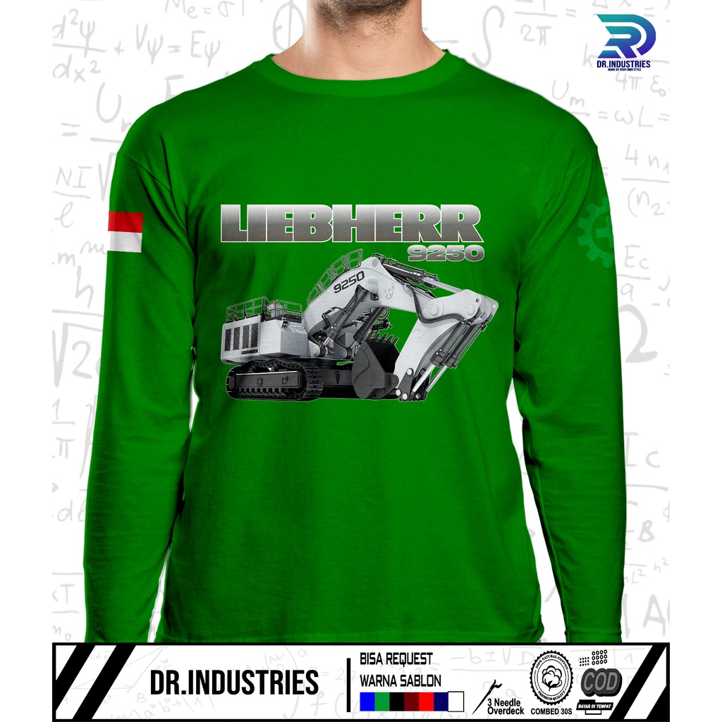 Jual Kaos Lengan Panjang Tambang Alat Berat Pertambangan Liebherr