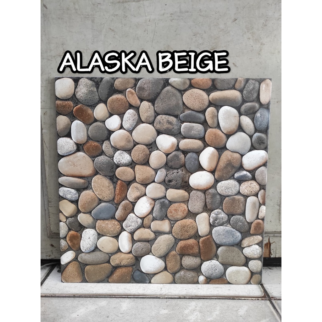 Jual Keramik Mulia X Alaska Beige Kasar Shopee Indonesia