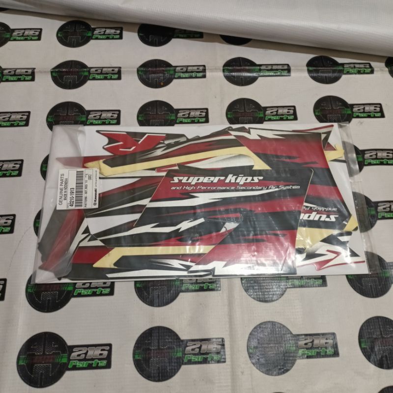 Jual Stiker Setiker Striping Fullset Ninja R Merah 2011 Original