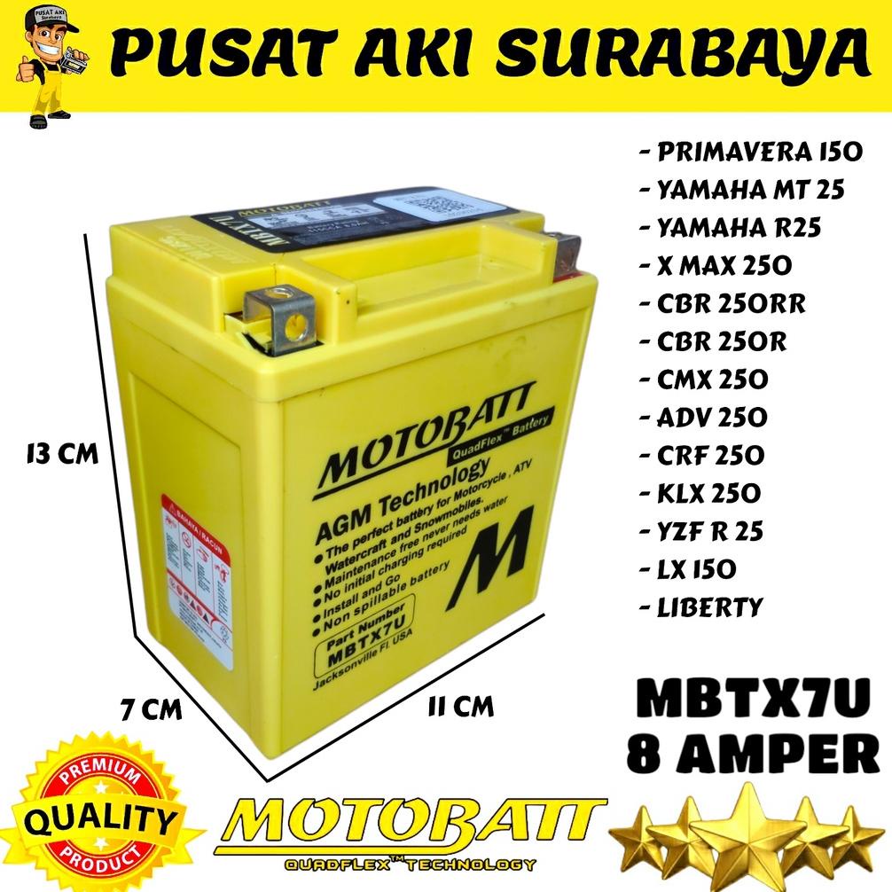 Jual Original Motobatt Mbtx U Pusat Aki Surabaya Aki Gel Accu Kering