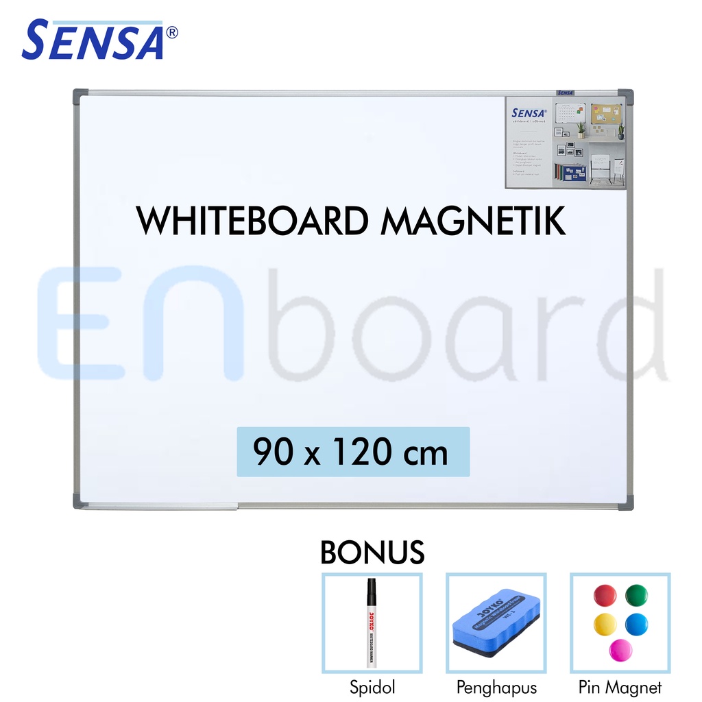 Jual Papan Tulis Whiteboard White Board Gantung Magnet Single Face