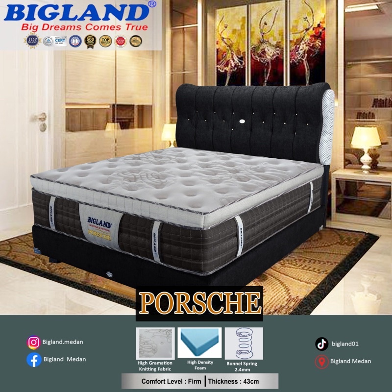 Jual Springbed Bigland Porsche Premium Orthopedic Shopee Indonesia