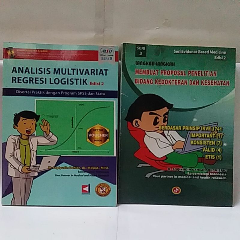 Jual Paket Buku Analisis Multivariat Regresi Logistik Edsi Dan