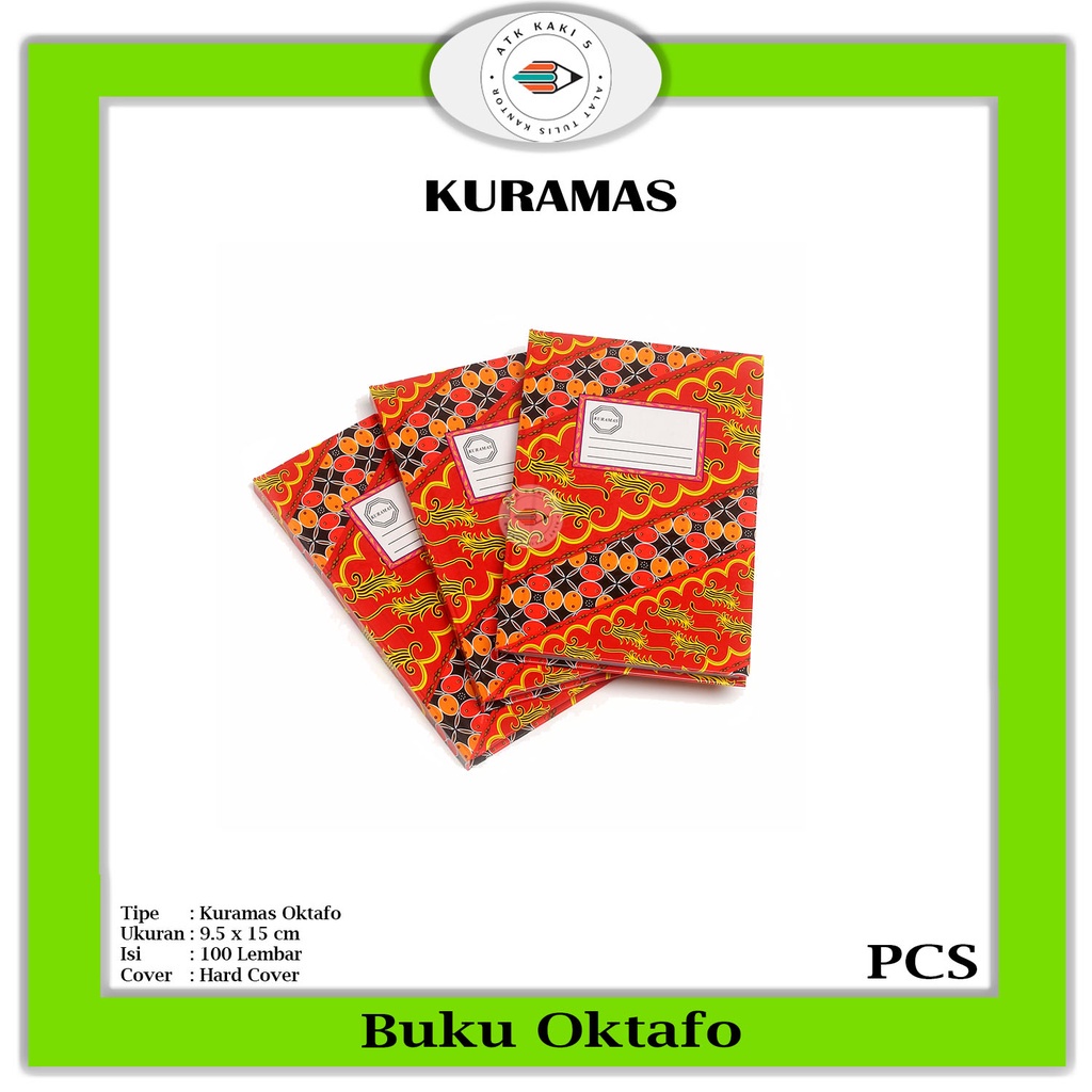 Jual Kuramas Buku Oktavo Kuramas Buku Oktavo Notes Oktavo Kuramas