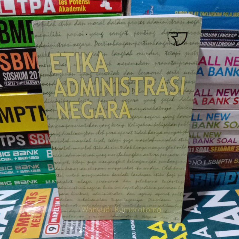 Jual Buku Original Etika Administrasi Negara Rajawali Pers Shopee