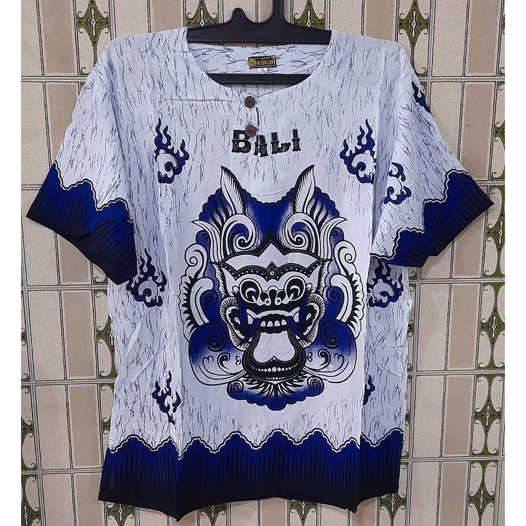 Jual Atasan Baju Barong Bali Motif Barong Singa Api Size Jumbo Af