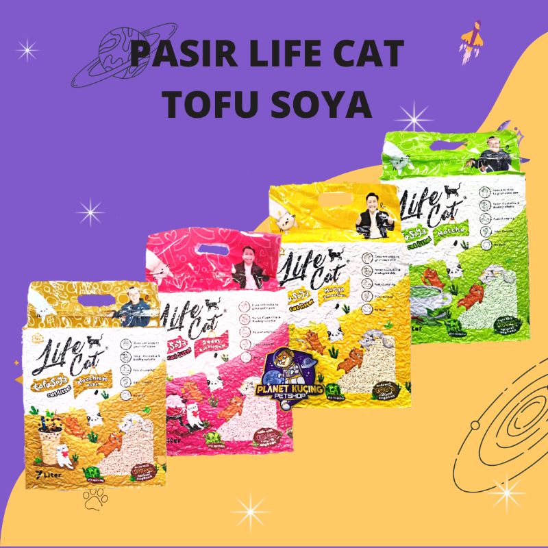 Jual Pasir Tofu Soya Life Cat Tofu Soya Pasir Kucing Soya Litter