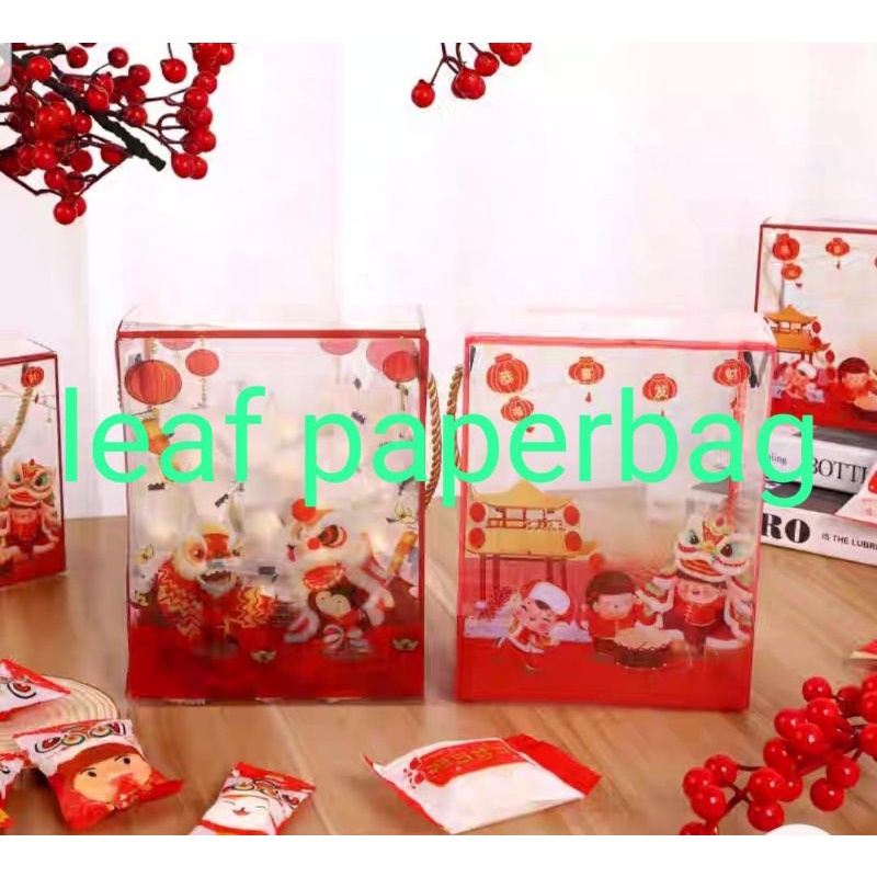 Jual Kotak Mika Imlek 2023 Tas Jinjing Box Imlek Mika Packaging