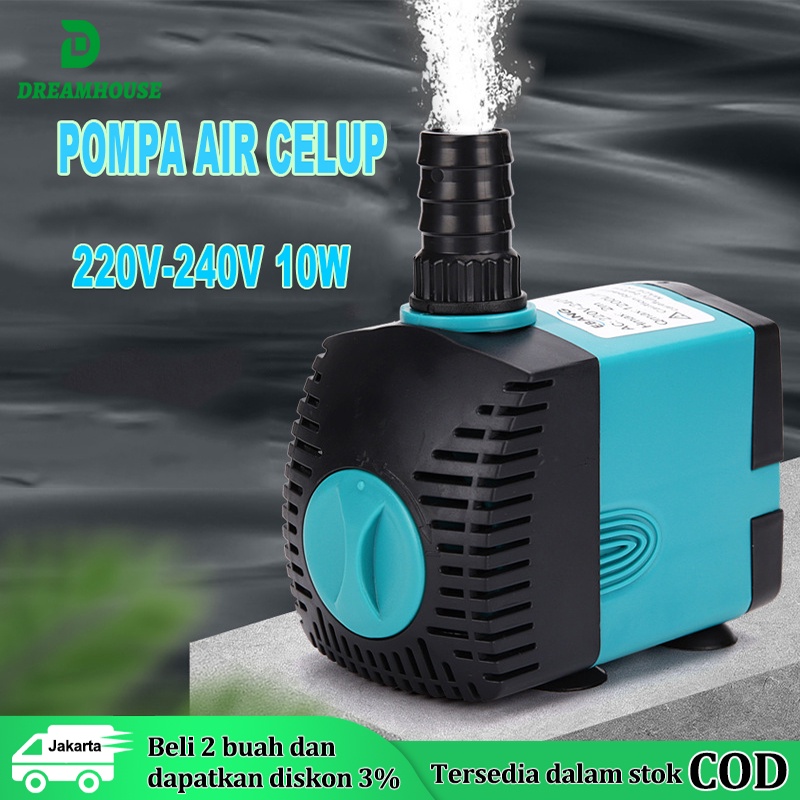 Jual Power Head Pompa Celup Aquarium Hidroponik Low Watt Mesin Air