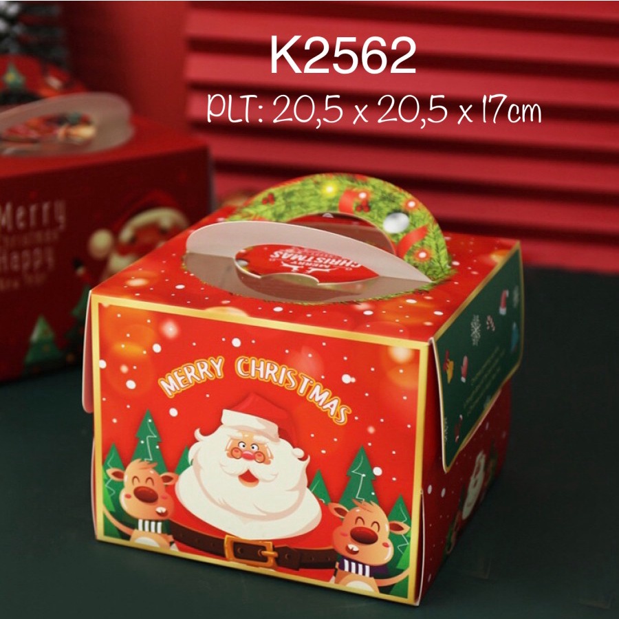 Jual Kotak Kue Natal K Dus Cake Christmas Box K Shopee Indonesia