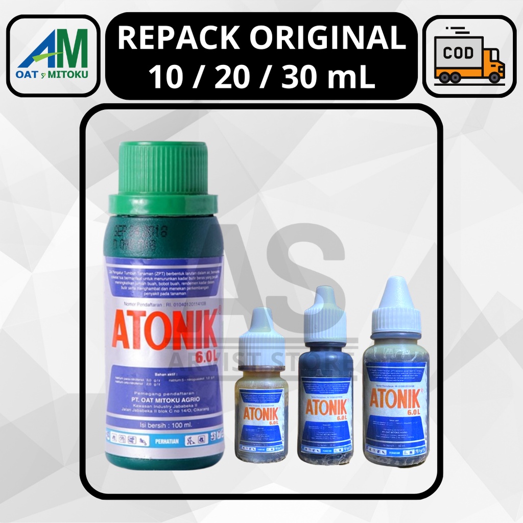 Jual Pupuk Cair Hormon ATONIK 6 0 L ZPT Zat Pengatur Tumbuh Kemasan