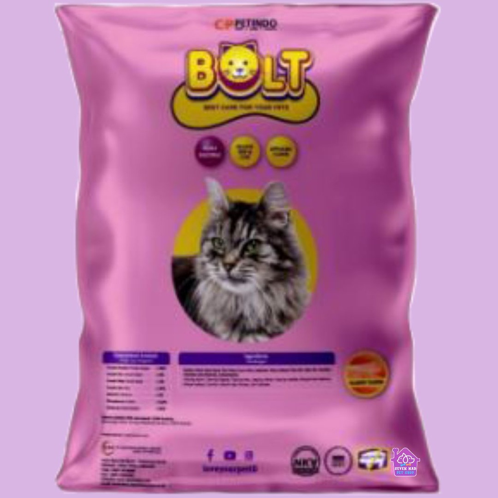 Jual Bolt Cat Salmon Kg Repack Makanan Kucing Kering Dewasa Shopee