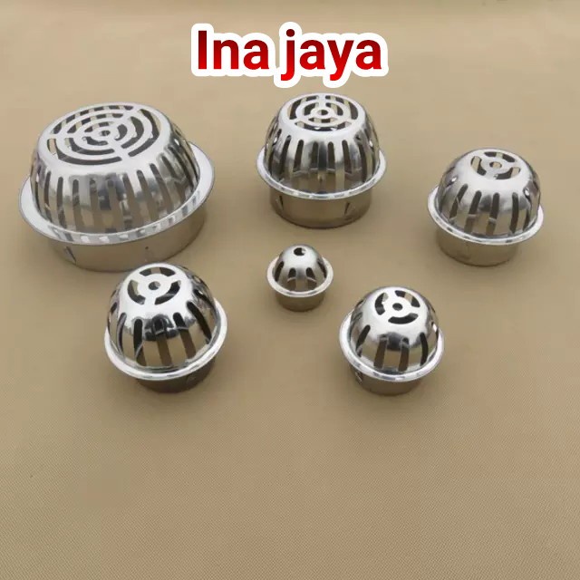 Jual Roof Drain Dak Atap Saringan Got Talang Air Atas Stainless 4 6