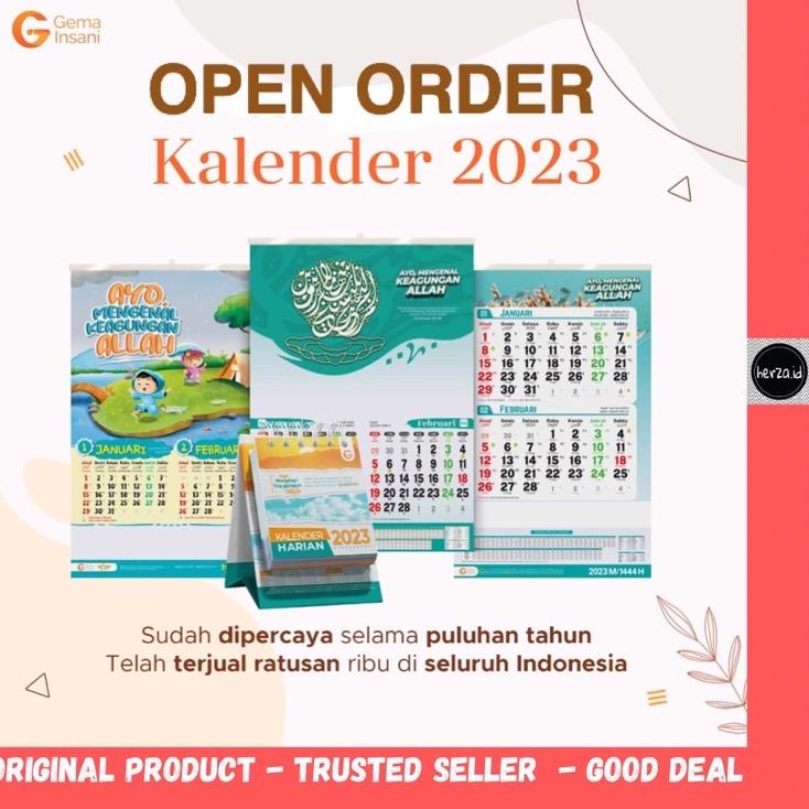 Jual PRODUK V9MUD Kalender Tahun 2023 Gema Insani Eksklusif Islami