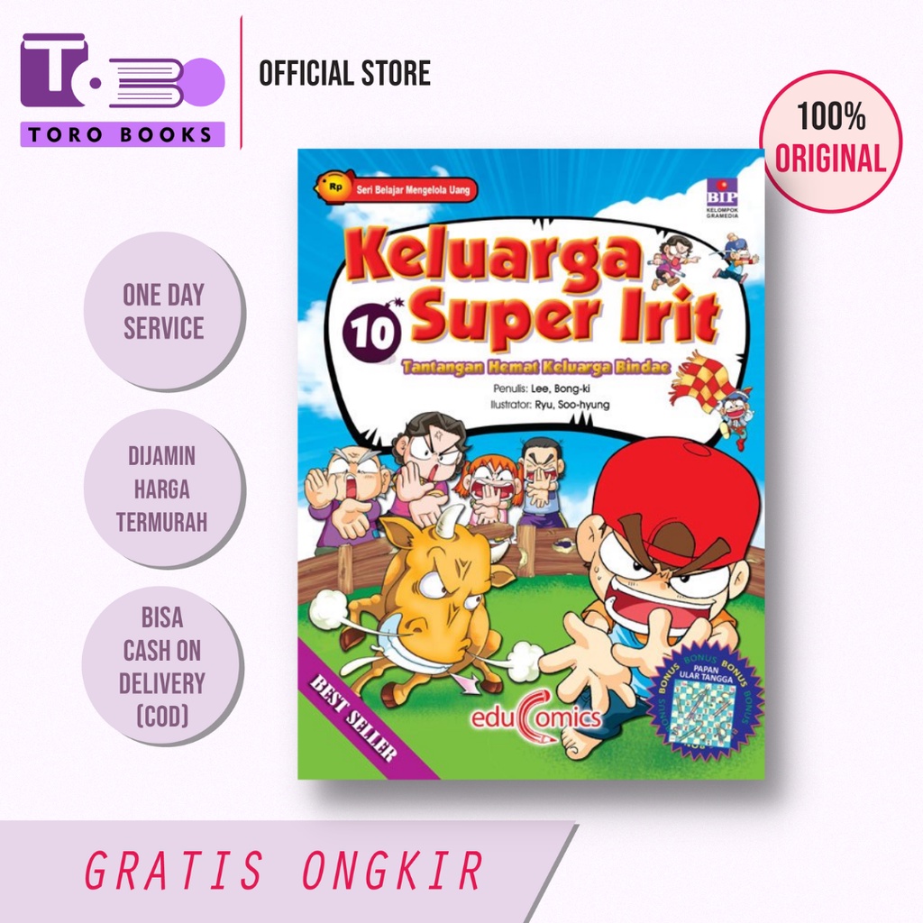 Jual Buku Educomics Keluarga Super Irit Vol Shopee Indonesia