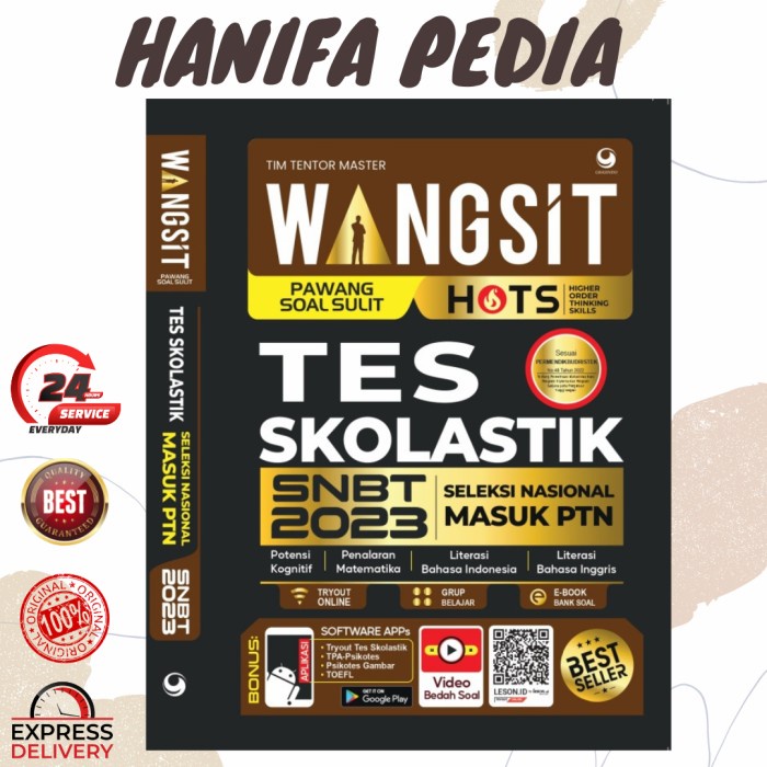 Jual Buku Wangsit Hots Tes Skolastik Seleksi Nasional Masuk PTN 2023