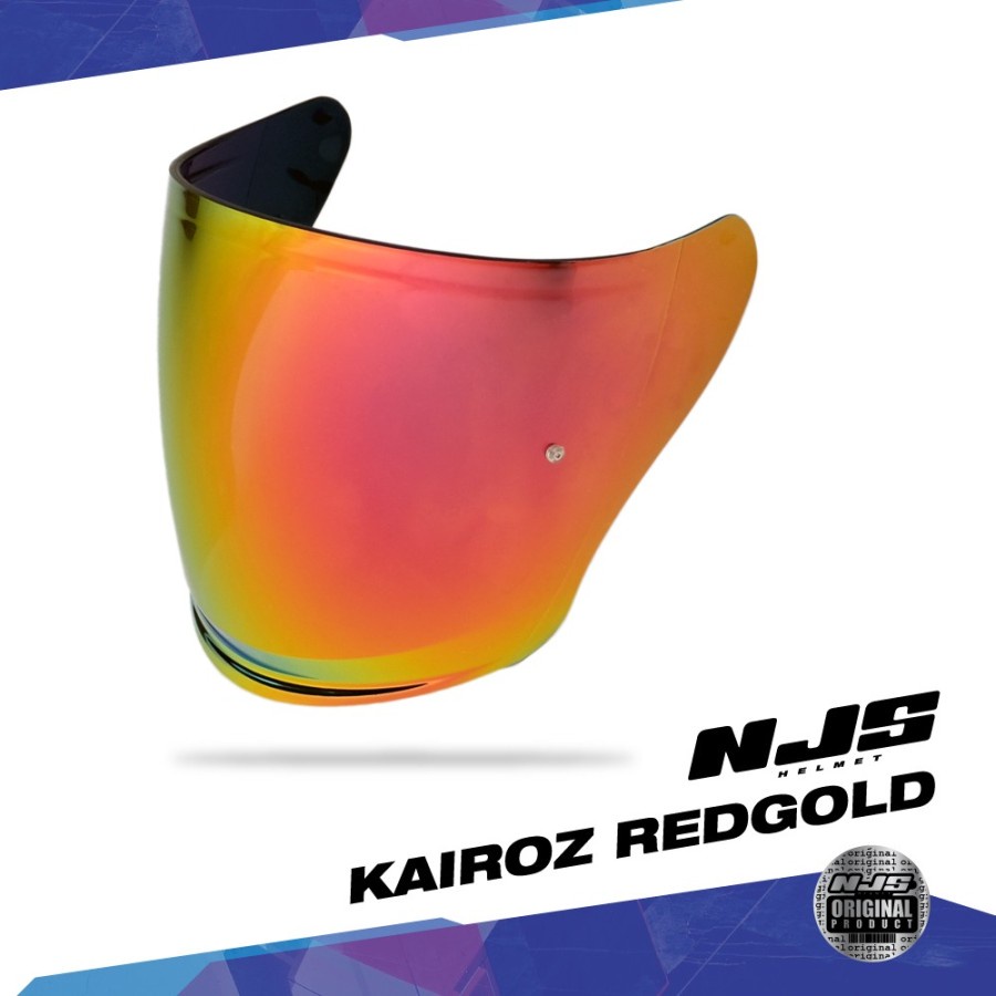 Jual Visor NJS KAIROZ Iridium RED Kaca Helm Shopee Indonesia