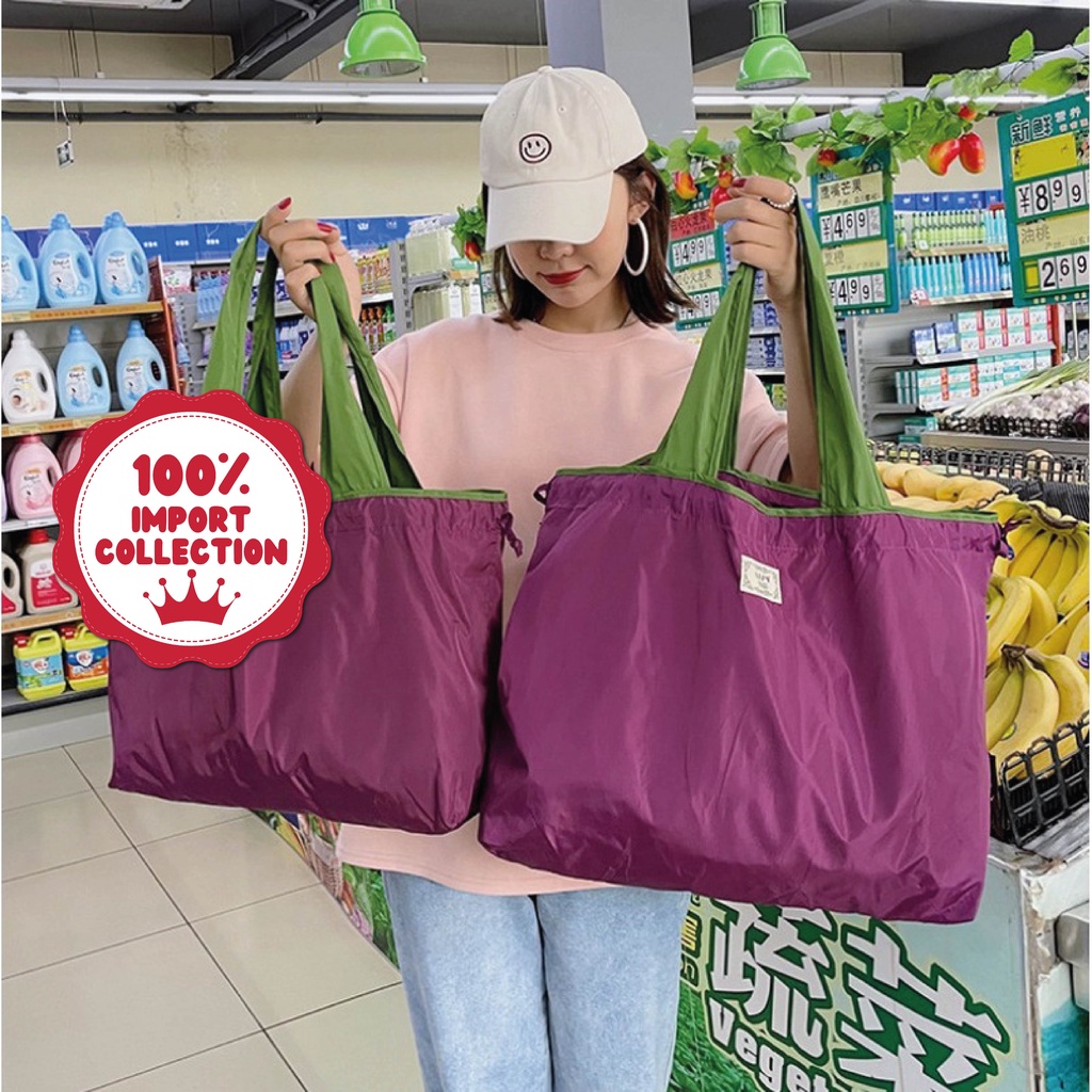 Jual Valdis Totebag Parasut Polos Tas Wanita Remaja Korean Tote Bag